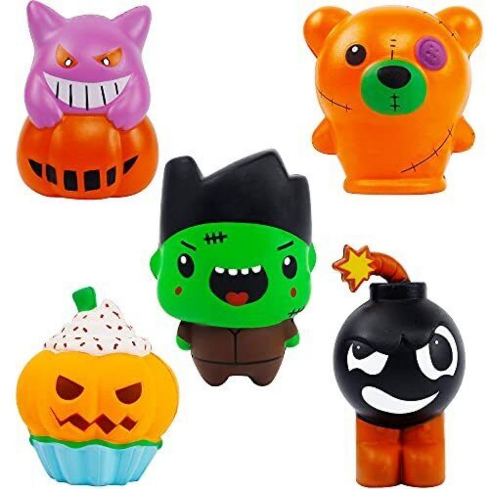 Lulu Home Halloween Jumbo Slow Rising Squishies 5-Pack